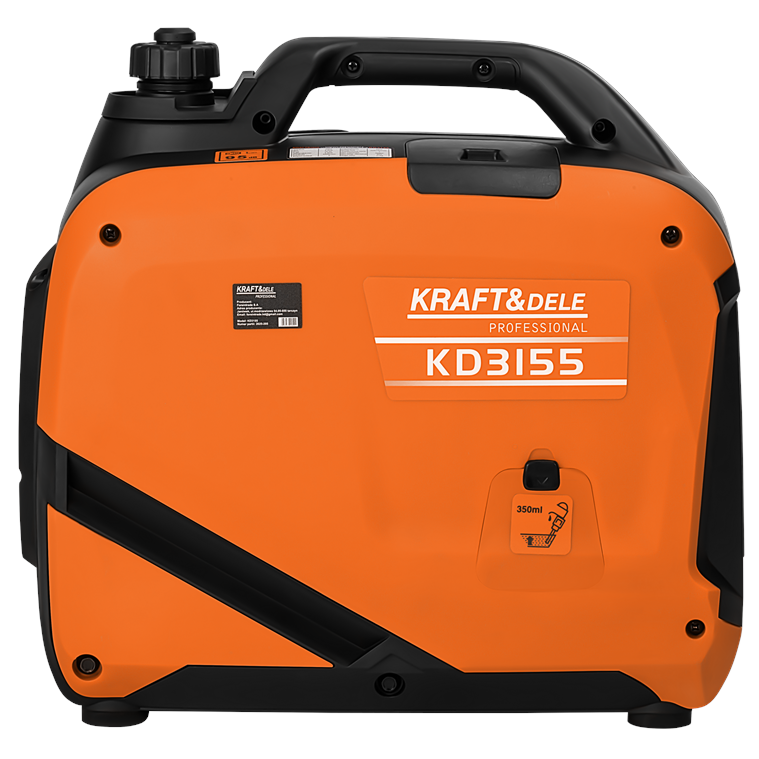 Benzininis inverterinis elektros generatorius 2.3kW / 2.6kW 230V Kraftdele 6 Benzininis inverterinis elektros generatorius 2.3kW / 2.6kW 230V Kraftdele 6
