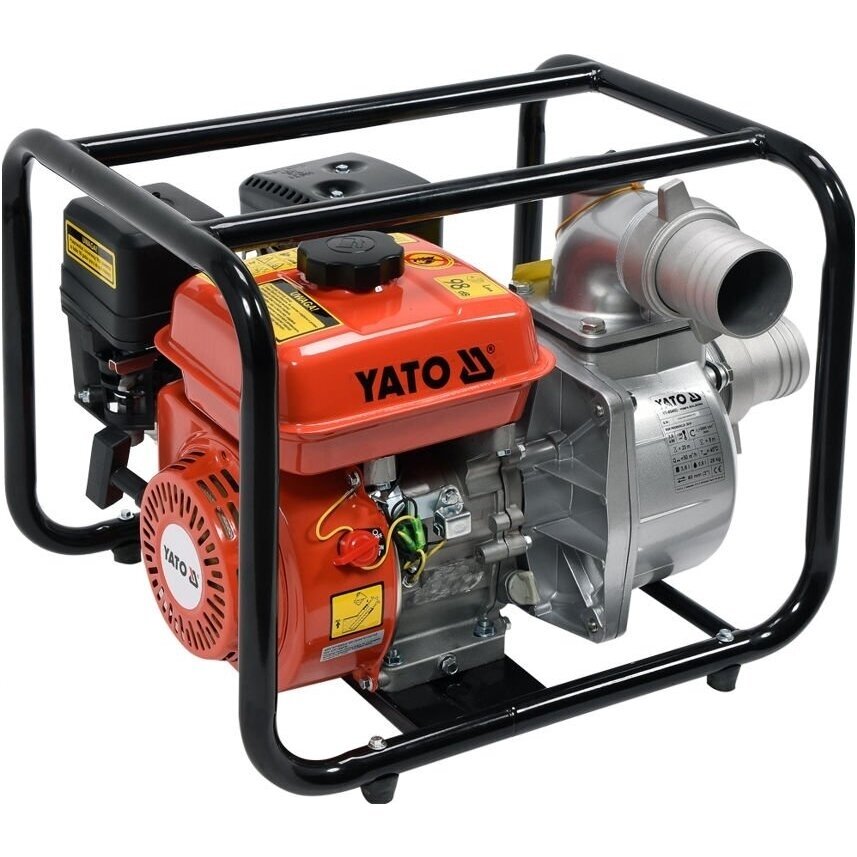 Benzininis vandens siurblys 3", 3,6kW YATO (Motopompa) Benzininis vandens siurblys 3", 3,6kW YATO (Motopompa)