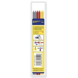 Bleispitz širdelės universal 6 vnt. juoda, raudona, geltona 2 Bleispitz širdelės universal 6 vnt. juoda, raudona, geltona 2