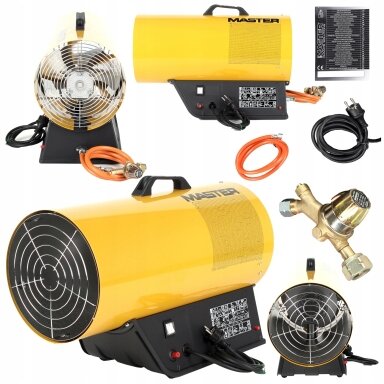 BLP 73 M Master Dujinis šildytuvas 73kW (piezo uždegimas) BLP 73 M Master Dujinis šildytuvas 73kW (piezo uždegimas)