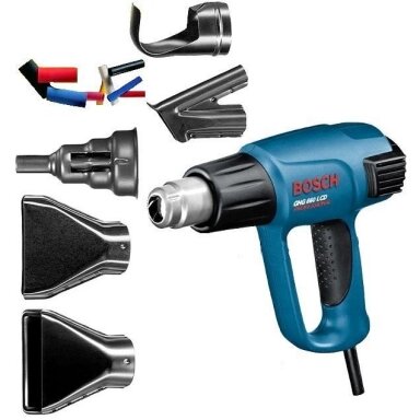 Orapūtė Bosch GHG 660 LCD Professional + antgalių komplektas Orapūtė Bosch GHG 660 LCD Professional + antgalių komplektas