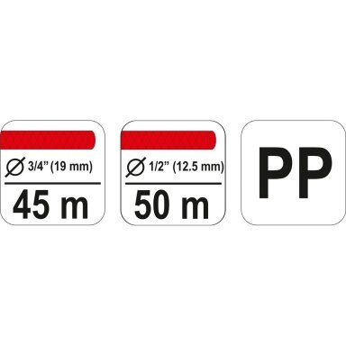 Būgnas laistymo žarnai 20/30 m ilgio žarnai YATO YT-99850