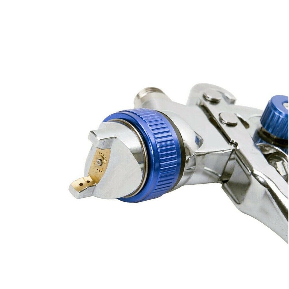 Dažymo pistoletas su aksesuarais HVLP 600 cm³ Ø 1.4 mm / Ø 1.7 mm / Ø 2.0 mm 3 Dažymo pistoletas su aksesuarais HVLP 600 cm³ Ø 1.4 mm / Ø 1.7 mm / Ø 2.0 mm 3