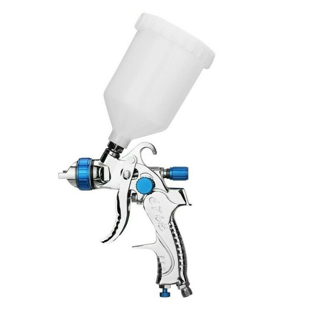 Dažymo pistoletas su aksesuarais HVLP 600 cm³ Ø 1.4 mm / Ø 1.7 mm / Ø 2.0 mm 6 Dažymo pistoletas su aksesuarais HVLP 600 cm³ Ø 1.4 mm / Ø 1.7 mm / Ø 2.0 mm 6