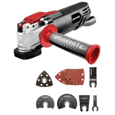 Daugiafunkcinis įrankis su priedais 500W, Graphite 59G025 Daugiafunkcinis įrankis su priedais 500W, Graphite 59G025