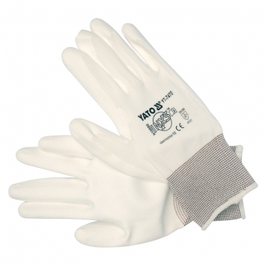 Darbo pirštinės nailonas+PU YATO Darbo pirštinės nailonas+PU YATO