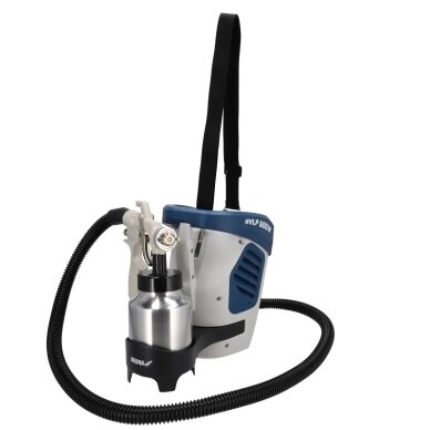 Dažymo pistoletas su kompresoriumi 1L talpa ir 2 purkštukais 600 W HVLP DEDRA DED7413 1 Dažymo pistoletas su kompresoriumi 1L talpa ir 2 purkštukais 600 W HVLP DEDRA DED7413 1