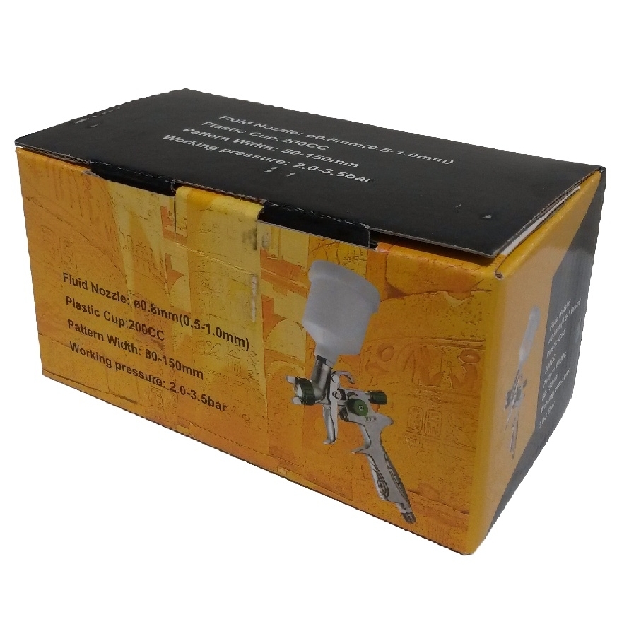 Dažymo pistoletas Ø0.8 mm, mini 120 kub.cm 4 Dažymo pistoletas Ø0.8 mm, mini 120 kub.cm 4