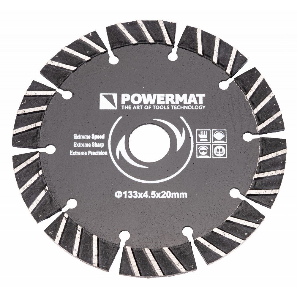 Deimantinis diskas mūro frezai 133x4,5x20 mm Deimantinis diskas mūro frezai 133x4,5x20 mm