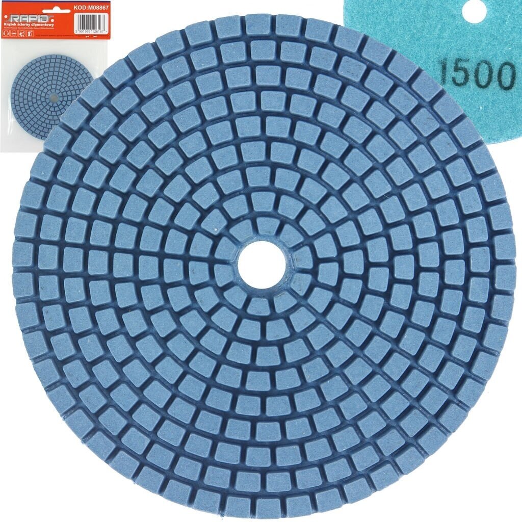 Deimantinis poliravimo diskas 100mm #1500 Deimantinis poliravimo diskas 100mm #1500