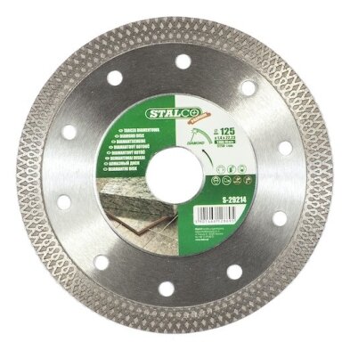 Deimantinis diskas keramikai STALCO 125x1,4mm