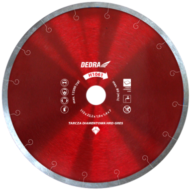Deimantinis diskas kietai keramikai 180x25,4mm