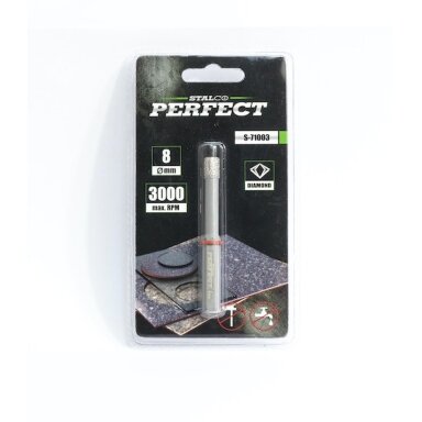 Deimantinis grąžtas STALCO 8, 10, 12mm HEX Deimantinis grąžtas STALCO 8, 10, 12mm HEX