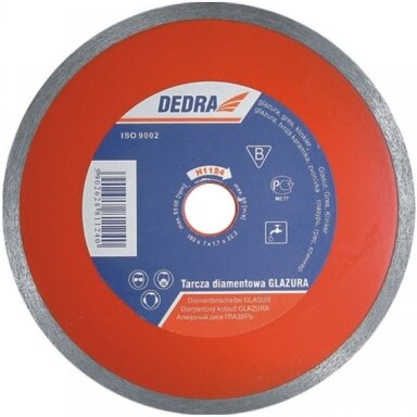 Deimantinis pjovimo diskas 200x25.4 mm storis 1.8 mm H1123E DEDRA