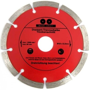 Deimantinis pjovimo diskas segmentinis 125mm Essen Tools CR0125