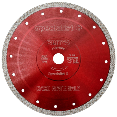 Deimantinis pjovimo diskas SPECIALIST+ Britva, 230x2x22mm, keramikai, akmens masei Deimantinis pjovimo diskas SPECIALIST+ Britva, 230x2x22mm, keramikai, akmens masei