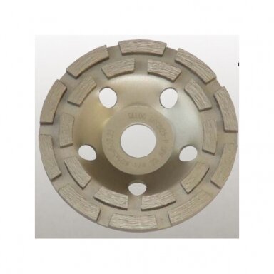Deimantinis šlifavimo diskas - lėkštė 125mm Double Row Deimantinis šlifavimo diskas - lėkštė 125mm Double Row