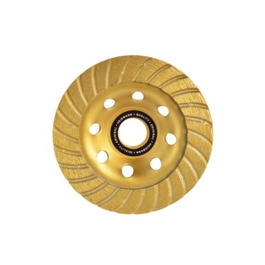 Deimantinis šlifavimo diskas lėkštės tipo 125mm X 22.23 Heidmann