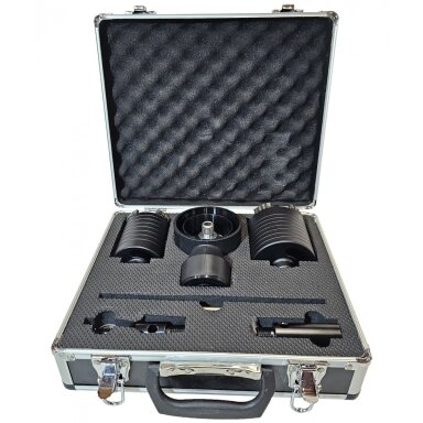 Deimantinių karūnų grąžtų rinkinys SDS 68 - 82 mm dulkių nusiurbimas SR001 ESSEN TOOLS Deimantinių karūnų grąžtų rinkinys SDS 68 - 82 mm dulkių nusiurbimas SR001 ESSEN TOOLS
