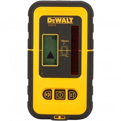 Dewalt DE0892 Lazerio spindulio imtuvas raudonas 50m 2 Dewalt DE0892 Lazerio spindulio imtuvas raudonas 50m 2