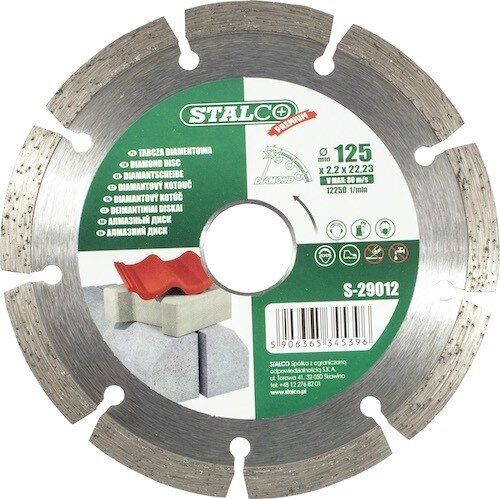 Deimantinis diskas STALCO PREMIUM 230x2,4x22,23mm Deimantinis diskas STALCO PREMIUM 230x2,4x22,23mm