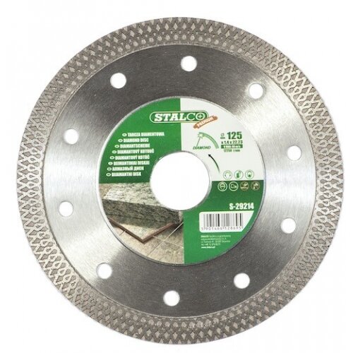 Deimantinis diskas keramikai STALCO 125x1,4mm Deimantinis diskas keramikai STALCO 125x1,4mm