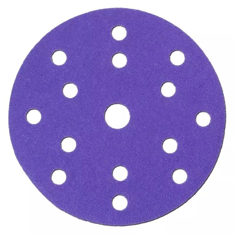 Keraminiai šlifavimo diskai 150 mm, Nr. 60/80/120/150/400/600/800 DEDRA, velcro, 5 vnt. 4 Keraminiai šlifavimo diskai 150 mm, Nr. 60/80/120/150/400/600/800 DEDRA, velcro, 5 vnt. 4