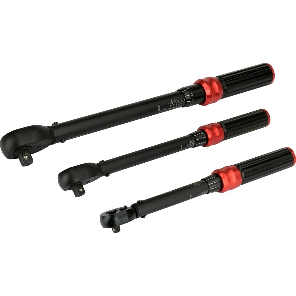 Dinamometrinių raktų 1/4", 3/8", 1/2" ir galvučių 17-24 mm rinkinys | 9 vnt YATO 5 Dinamometrinių raktų 1/4", 3/8", 1/2" ir galvučių 17-24 mm rinkinys | 9 vnt YATO 5