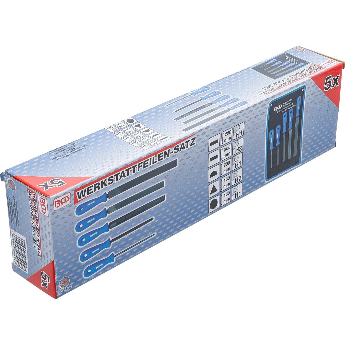 Dildžių metalui rinkinys | 5 vnt. BGS 4 Dildžių metalui rinkinys | 5 vnt. BGS 4