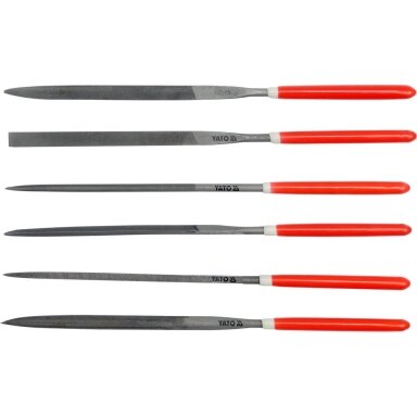 Dildelių rinkinys | 140x65x3 mm | 6 vnt. YATO