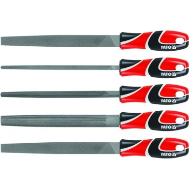 Dildžių Komplektas Metalui 250 mm YATO 5 vnt