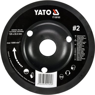 Diskas freza medžiui 125mm YATO Diskas freza medžiui 125mm YATO