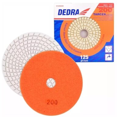 Diskas poliravimui deimantinis 125mm GR3000 Dedra H12G3000 Diskas poliravimui deimantinis 125mm GR3000 Dedra H12G3000
