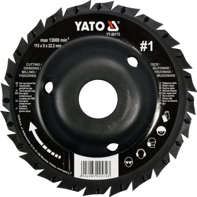 Diskas/freza medžiui 115mm YATO Diskas/freza medžiui 115mm YATO