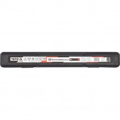 Dinamometrinis raktas su skale 12,5 mm (1/2"), 20 - 220Nm YATO YT-07605 4 Dinamometrinis raktas su skale 12,5 mm (1/2"), 20 - 220Nm YATO YT-07605 4