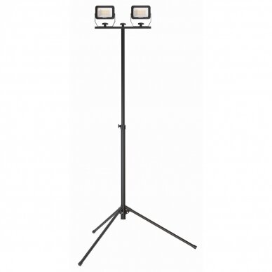Dirbtuvių lempa 2x 30W SMD LED, 2x 2700lm, trikojis, IP65, DEDRA L1074-32 Dirbtuvių lempa 2x 30W SMD LED, 2x 2700lm, trikojis, IP65, DEDRA L1074-32