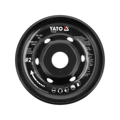Diskas / freza medžiui | 120mm YATO Diskas / freza medžiui | 120mm YATO