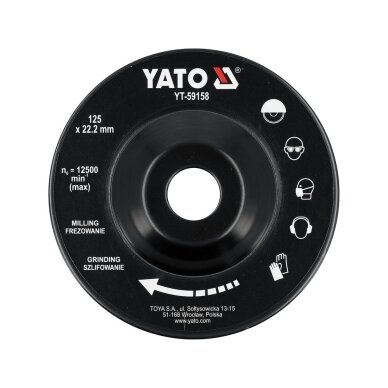 Diskas / freza medžiui | 125 mm YATO Diskas / freza medžiui | 125 mm YATO