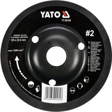 Diskas freza medžiui 125mm YATO