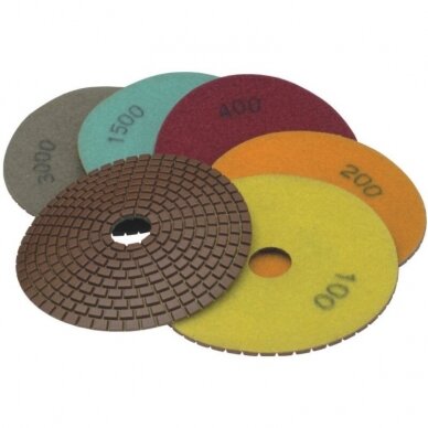 Diskas poliravimui deimantinis 125mm GR200 Dedra H12G0200 1