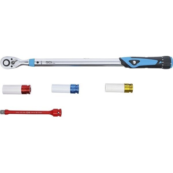 Dinamometrinis raktas su rinkiniu 40-200Nm 1/2" BGS-Technic 2818 3 Dinamometrinis raktas su rinkiniu 40-200Nm 1/2" BGS-Technic 2818 3