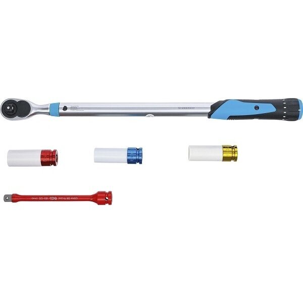 Dinamometrinis raktas su rinkiniu 40-200Nm 1/2" BGS-Technic 2818 6 Dinamometrinis raktas su rinkiniu 40-200Nm 1/2" BGS-Technic 2818 6