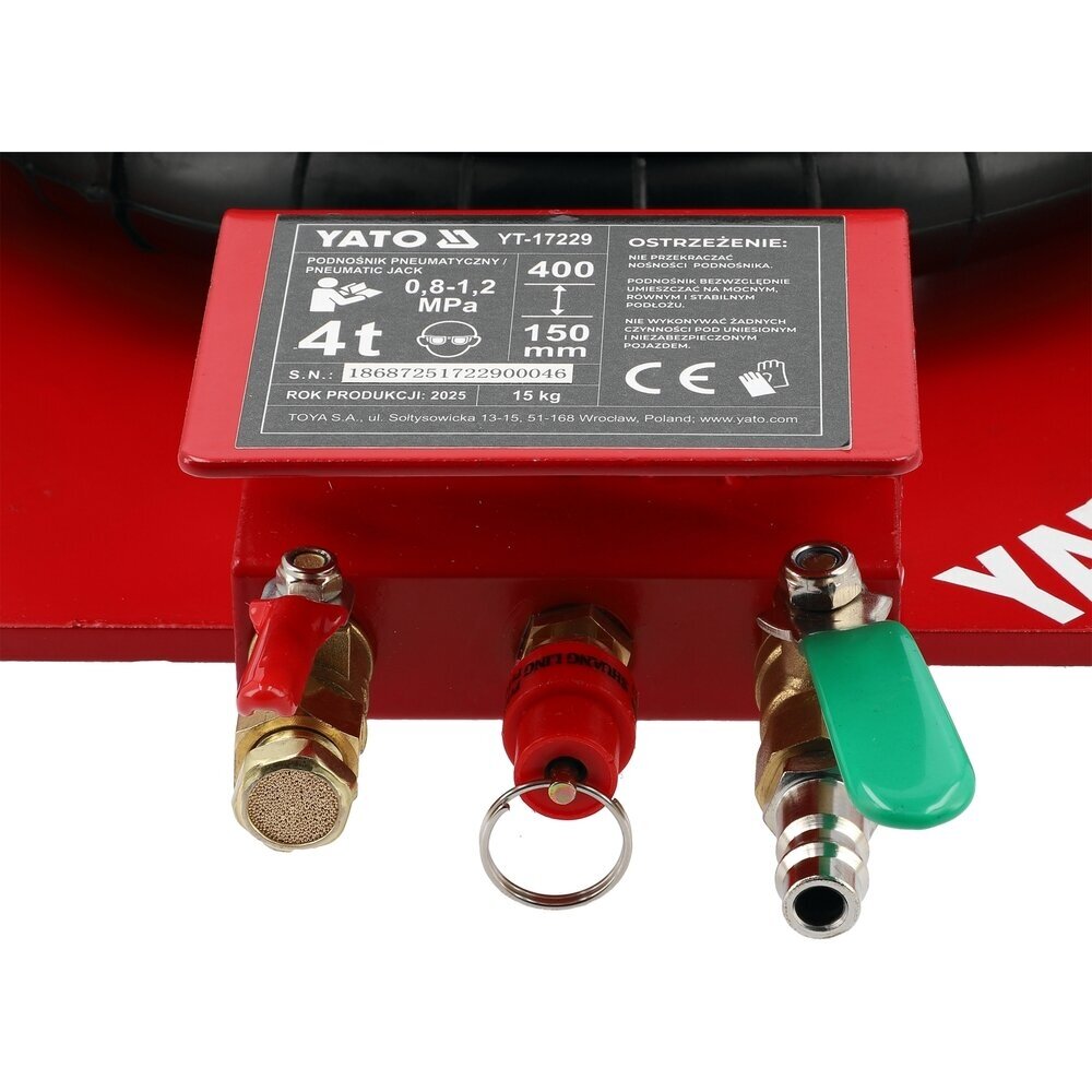 Domkratas pneumatinis | 4.0T YATO 4