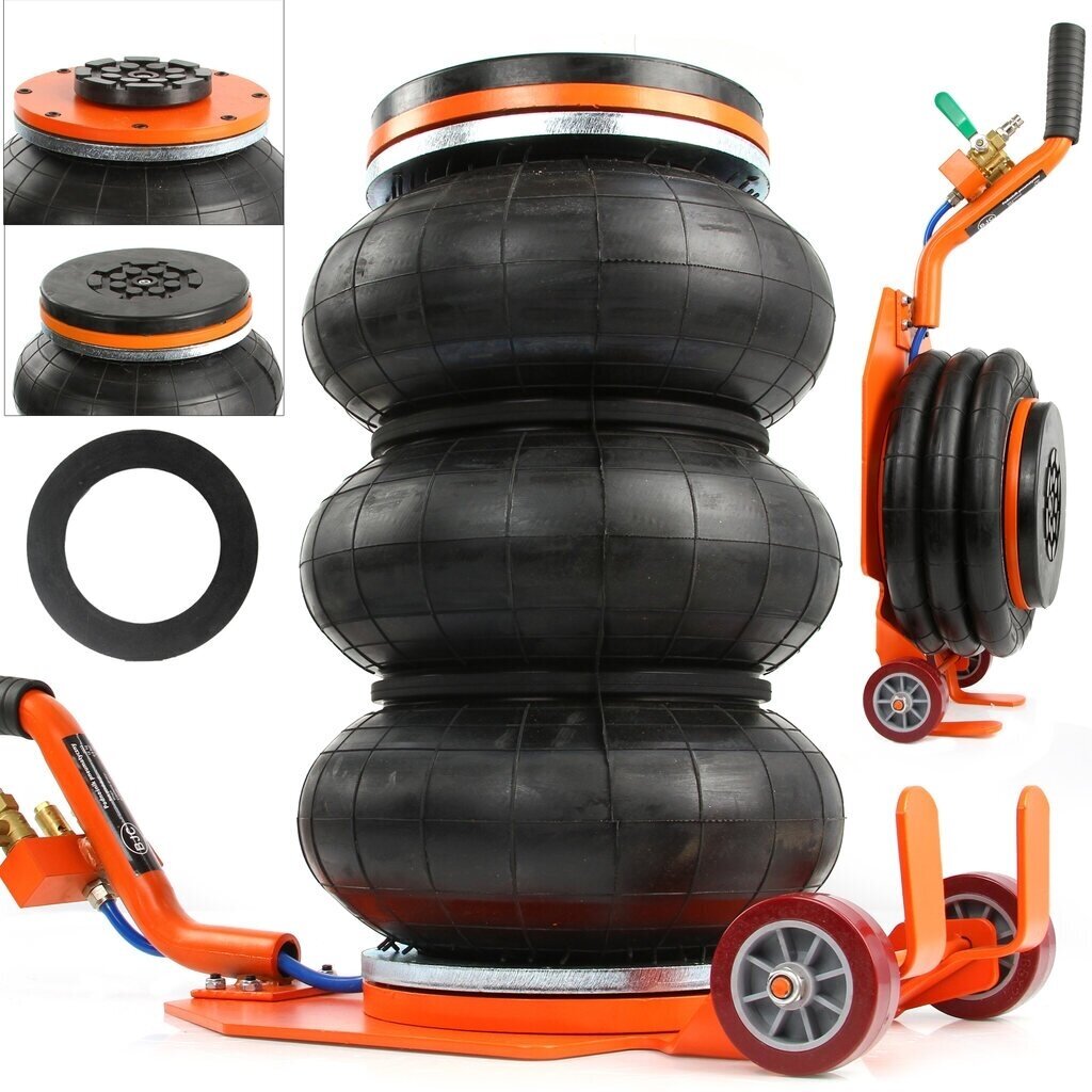 Domkratas pneumatinis 3.5T su 3 oro pagalvėmis BJC B80142 Domkratas pneumatinis 3.5T su 3 oro pagalvėmis BJC B80142