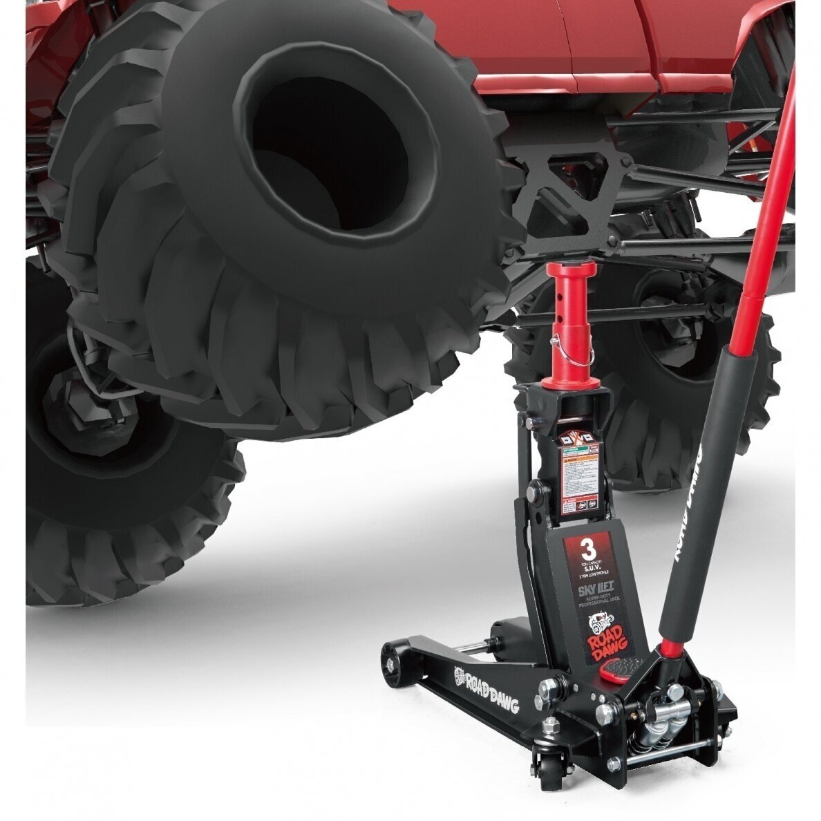 Domkratas pažemintas su dviguba pompa 2/3T 98-765mm 7 Domkratas pažemintas su dviguba pompa 2/3T 98-765mm 7