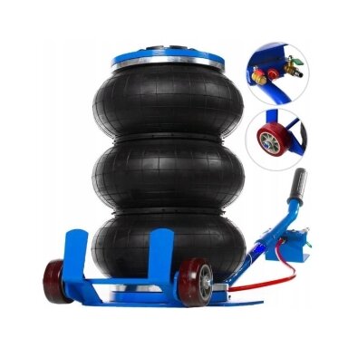 Domkratas pneumatinis 3T su 3 oro pagalvėmis Essen Tools BT350 Domkratas pneumatinis 3T su 3 oro pagalvėmis Essen Tools BT350