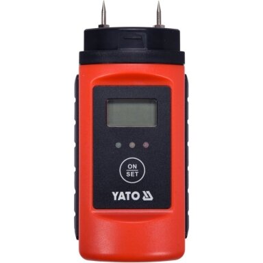 Drėgmės matuoklis YATO YT-73141 | Tikslus hidrometras medienai, sienoms