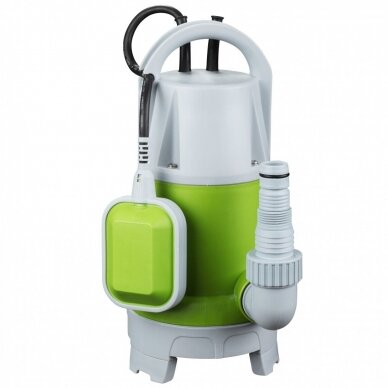 Drenažinis siurblys nešvariam vandeniui su plūde 750W, 230V Drenažinis siurblys nešvariam vandeniui su plūde 750W, 230V