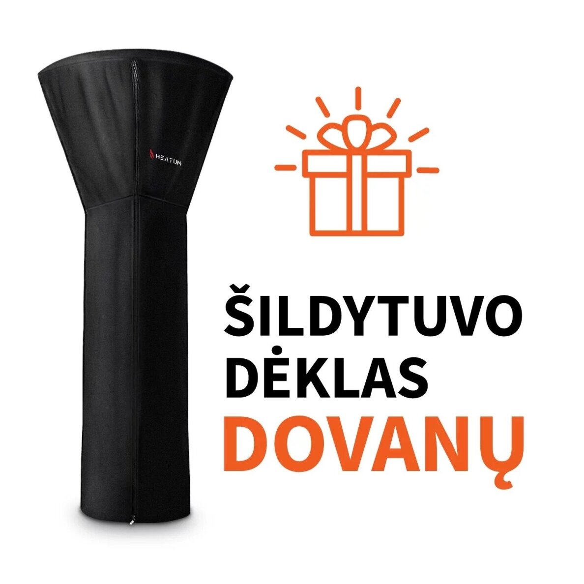 Dujinis lauko šildytuvas Heatum Redem 13,5kW 1 Dujinis lauko šildytuvas Heatum Redem 13,5kW 1
