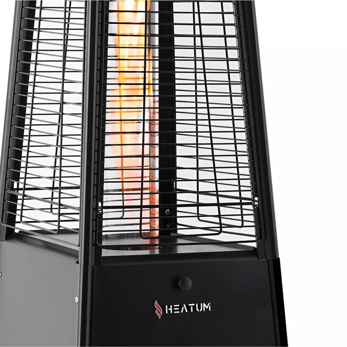 Dujinis šildytuvas 13,5kW Heatum Piramidė Atėnė Juoda 11